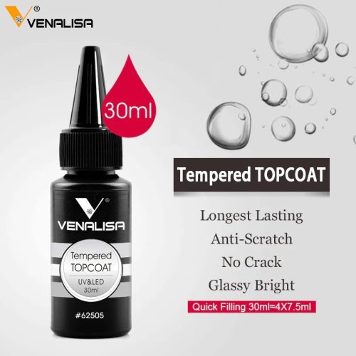 Venalisa Tempered Top Coat 30ml  Fixálásmentes utántöltő