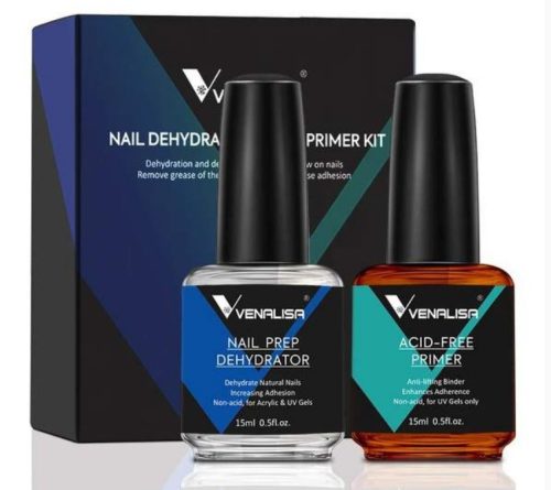 Nail Prep + Savmentes Primer  Venalisa Szett 2x15 ml