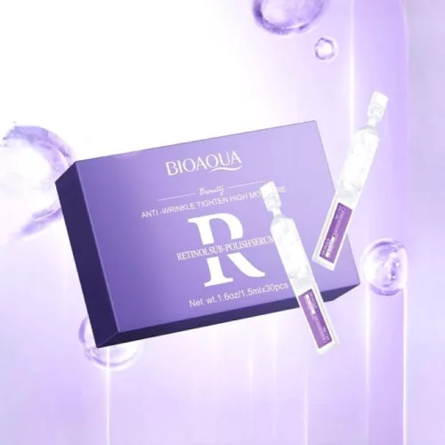 Bioaqua retinolos arcápoló szérum ampullák (1,5 ml x 30 db)