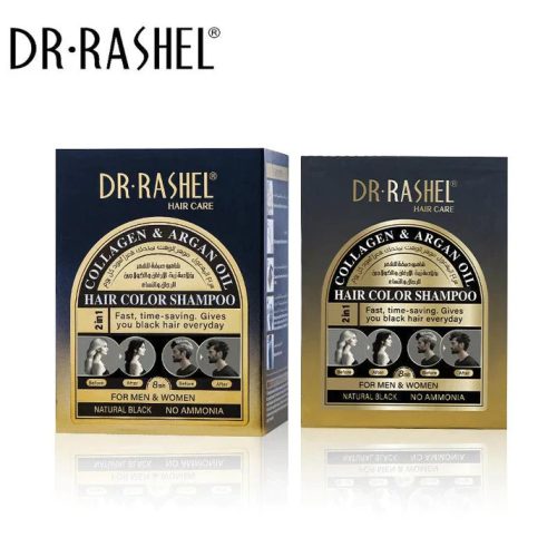 Dr. Rashel hajszínező sampon fekete (25 ml x 10 darab) DRL-1754
