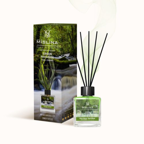 Mislina pálcikás lakásillatosító 110 ml (green paradise) zöld, paradicsomi illat 