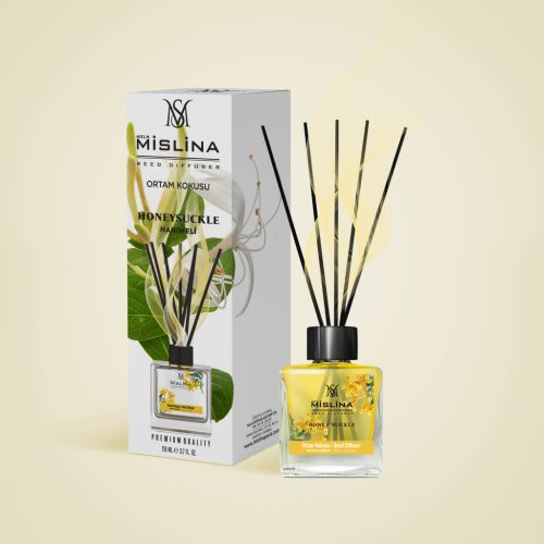 Mislina pálcikás lakásillatosító 110 ml (honey suckle) /mézes illat