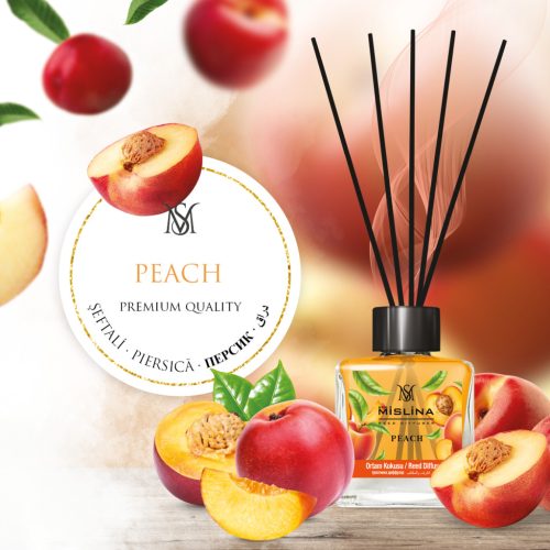 Mislina pálcikás lakásillatosító 110 ml (peach) / őszibarack illat