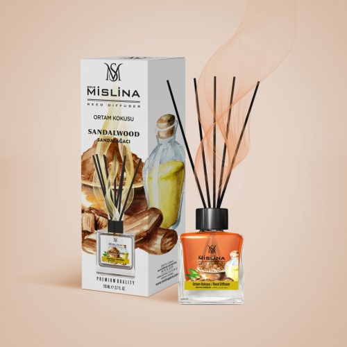 Mislina pálcikás lakásillatosító  110 ml (sandalwood) /szantálfa illat