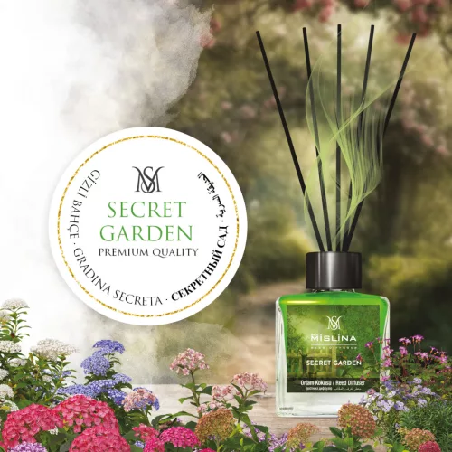 Mislina pálcikás lakásillatosító 110 ml (secret garden) / titkos kerti illat