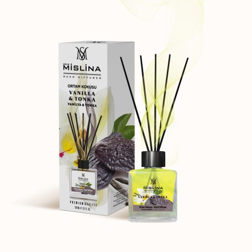 Mislina pálcikás lakásillatosító 110 ml (vanilla tonka) / vanília és tonkabab illat