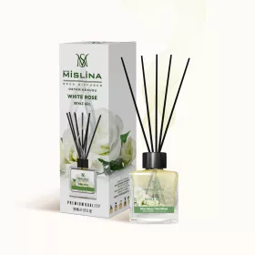   Mislina pálcikás lakásillatosító 110 ml (white rose) / fehér rózsa illat