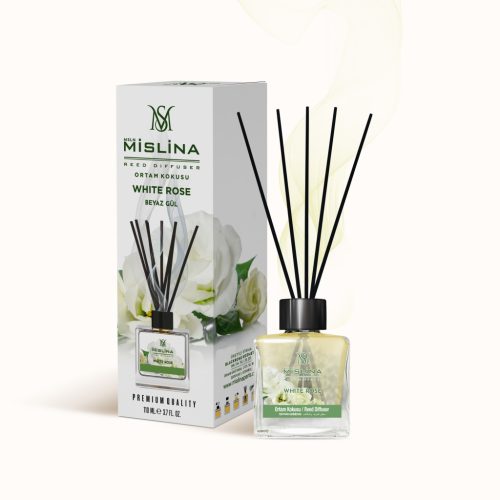 Mislina pálcikás lakásillatosító 110 ml (white rose) / fehér rózsa illat