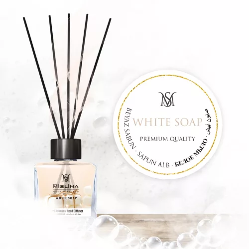 Mislina pálcikás lakásillatosító 110 ml (white soap) / fehér szappan illat