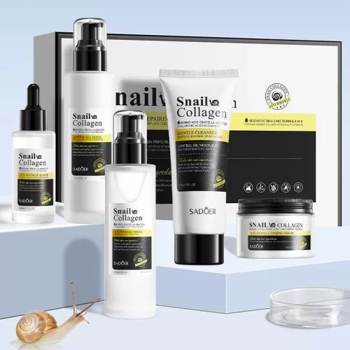 Sadoer csiganyál & kollagén ránctalanító arcápoló szett SD17703