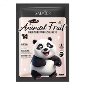 Sadoer sheavajas fátyolmaszk (panda) 25 gr SD35110