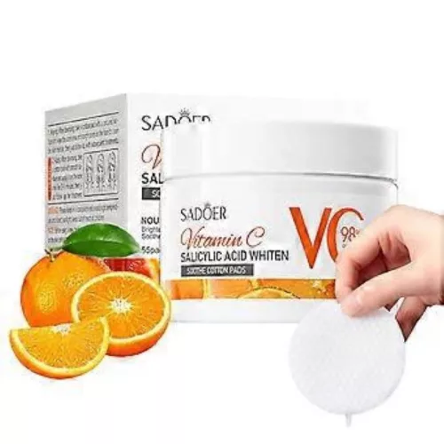 Sadoer C-vitaminos és szalicilsavas arctisztító korongok (55 db) SD48119