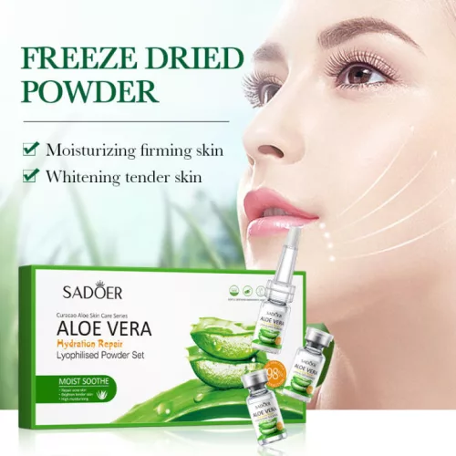 Sadoer Aloe verás liofilizált arcápoló szérum (por+folyadék) SD49277