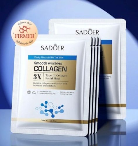 Sadoer 3x kollagénes fátyolmaszk 30 ml SD50526