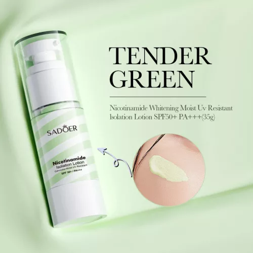 Sadoer nikotinamidos bőrápoló arckrém (tender green) SD51148