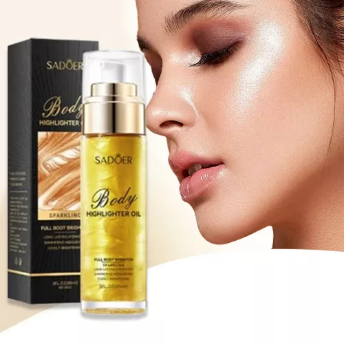 Sadoer highlighter oil (csillámos testápoló olaj) 85 ml /Gold/ SD81325