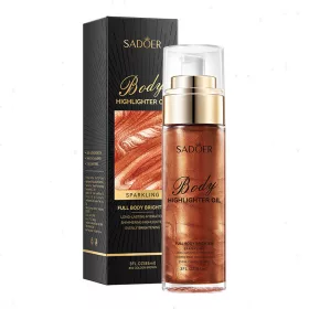   Sadoer highlighter oil (csillámos testápoló olaj) 85 ml /Bronze gold/ SD81332