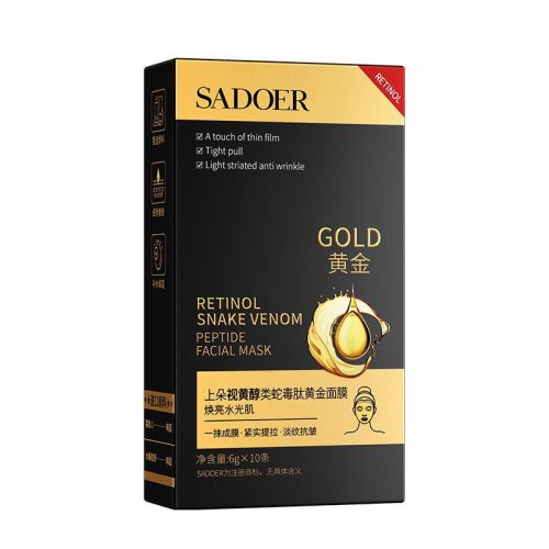 Sadoer kígyóméregkivonatos arany maszk (6 gr x 10 db) SD94438