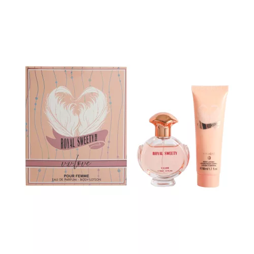 V.V. Love női szett – Royal Sweety (parfüm 30 ml + testápoló 50 ml) VL3801-23 (női illat)