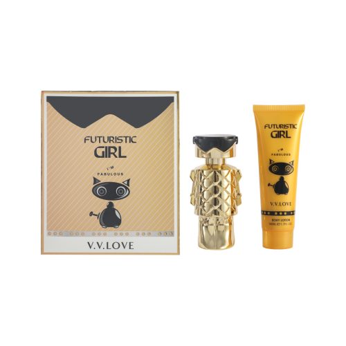 V.V. Love szett (parfüm 30 ml + testápoló 50 ml) Futuristic girl VL3801-30 (női illat)