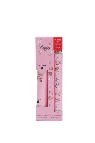 V.V. Love Szett (Tollparfüm 35 ml + testápoló 35 ml) – Amazing Pink VL9056-12