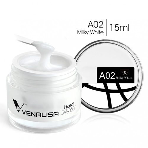 Venalisa Jelly műköröm építő zselé  /Builder Gel- A02 Milky White 15ml