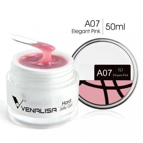 Venalisa Jelly műköröm építő zselé /Builder Gel - A07 Elegant Pink 50ml