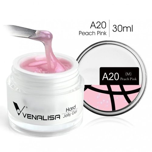 Venalisa Jelly műköröm építő zselé /Builder Gel - A20 Peach Pink 30ml